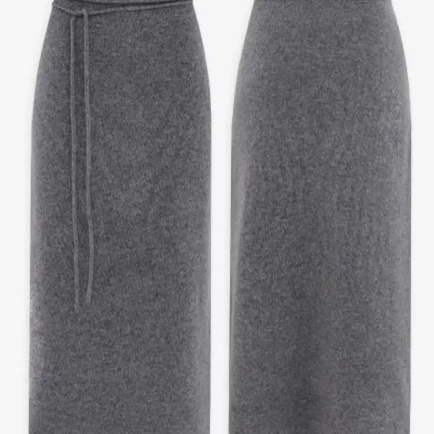 [BUNJANG] Around You Knit Long Skirt Grey Size S / 어라운드율 니트롱스커트 그레이 s사이즈
