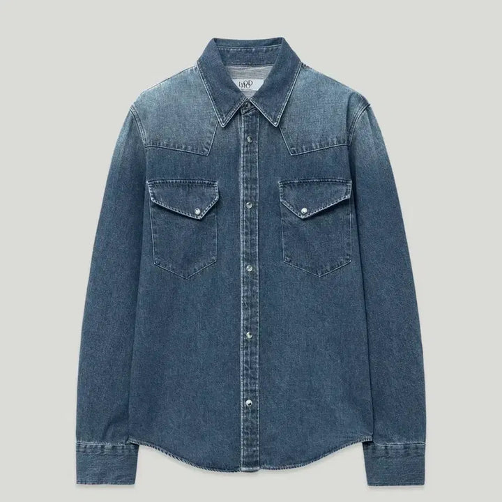 [BUNJANG] Elmood Denim Shirt / 엘무드 데님 셔츠 팝니다 (새상품)