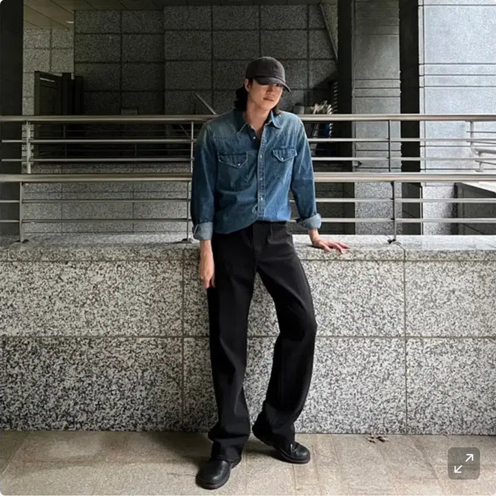 [BUNJANG] Elmood Denim Shirt / 엘무드 데님 셔츠 팝니다 (새상품)