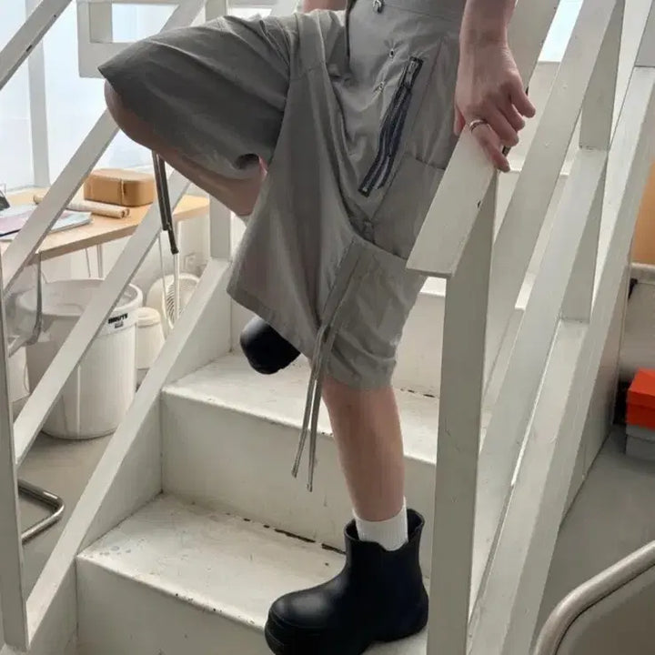 [BUNJANG] Leve Cargo Bermuda Shorts / 르에브 카고 쇼츠 버뮤다팬츠