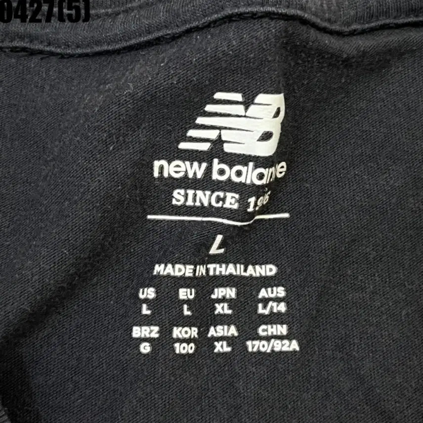 [BUNJANG] New Balance Short Sleeve T-Shirt Black L / 뉴발란스 반팔 티셔츠 블랙l 0427