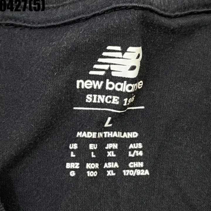 [BUNJANG] New Balance Short Sleeve T-Shirt Black L / 뉴발란스 반팔 티셔츠 블랙l 0427