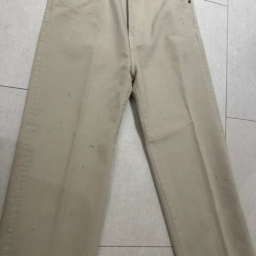 [BUNJANG] Matin Kim Denim Trousers (Ecru) Size 3 / 마티앤썬즈 데님트라우저 (에크루) 3 사이즈