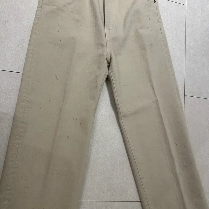 [BUNJANG] Matin Kim Denim Trousers (Ecru) Size 3 / 마티앤썬즈 데님트라우저 (에크루) 3 사이즈