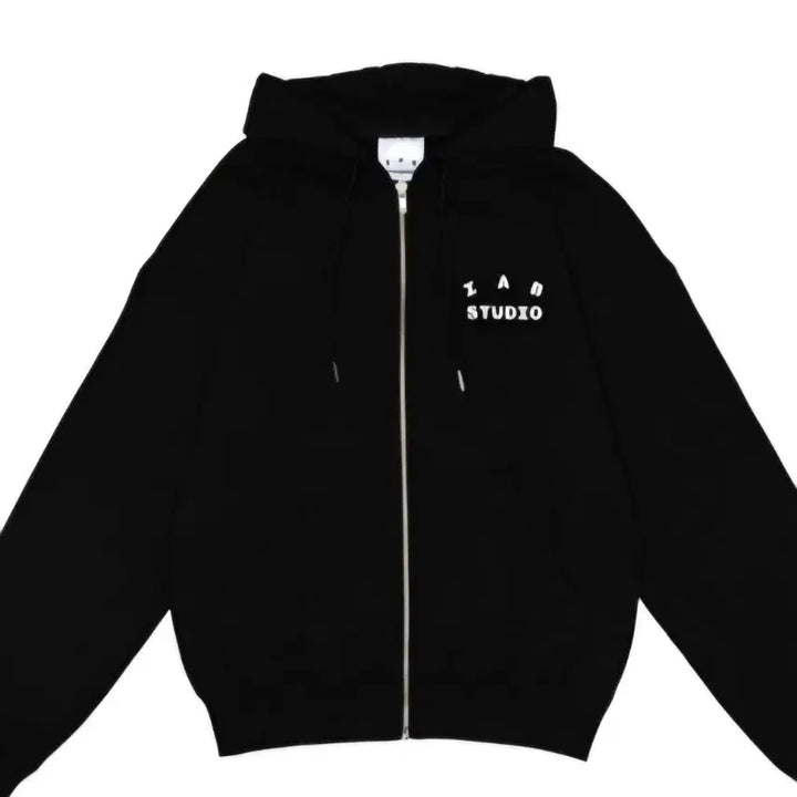 [BUNJANG] IAB Studio Hoodie Black M / 아이앱 스튜디오 후드집업 블랙