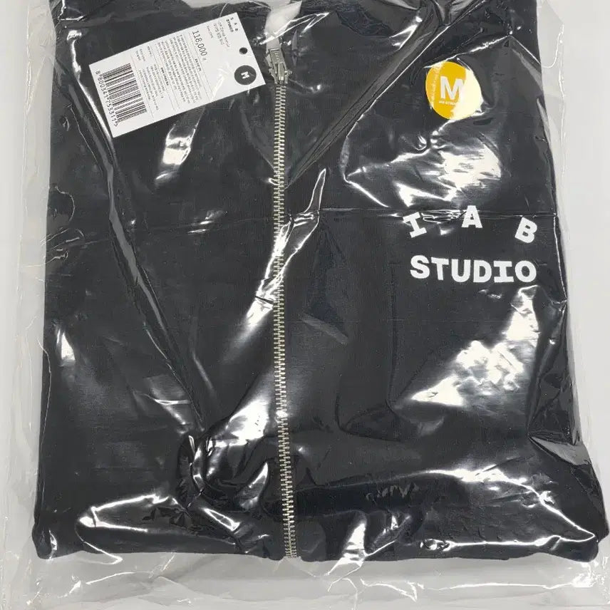 [BUNJANG] IAB Studio Hoodie Black M / 아이앱 스튜디오 후드집업 블랙