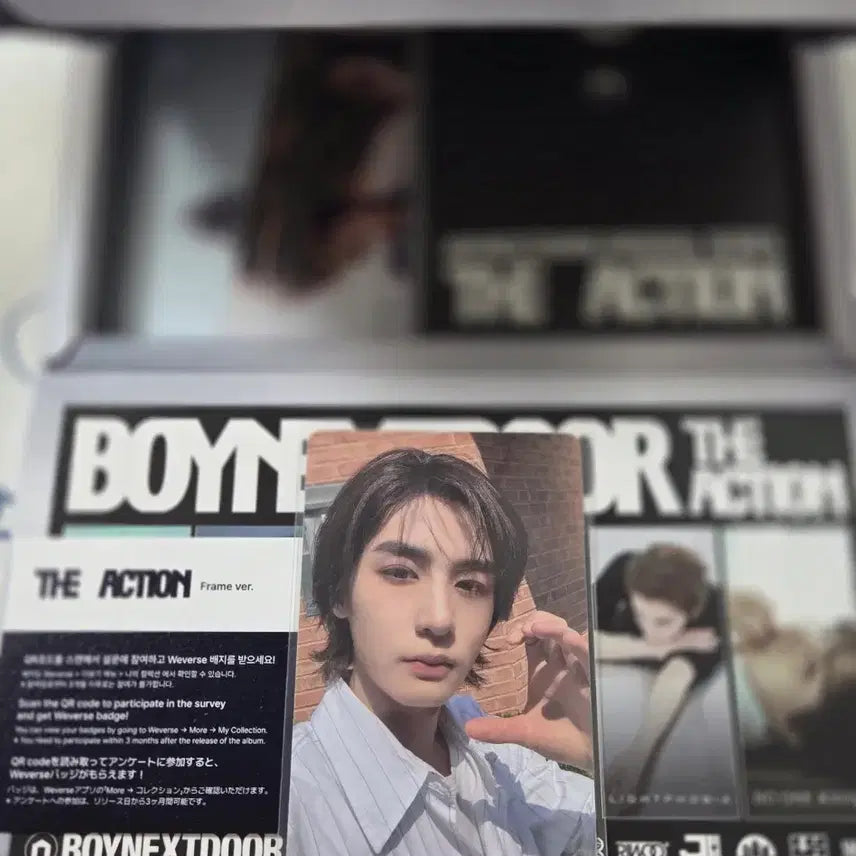 [BUNJANG] BOYNEXTDOOR The Action Leehan Unsealed Photocard / (이한, 개봉) 보넥도 The Action 디액션 프레임 양도