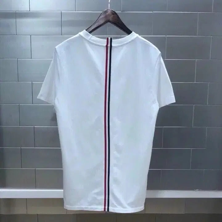[BUNJANG] Thom Browne White Short Sleeve T-shirt / 톰브라운 화이트 반팔