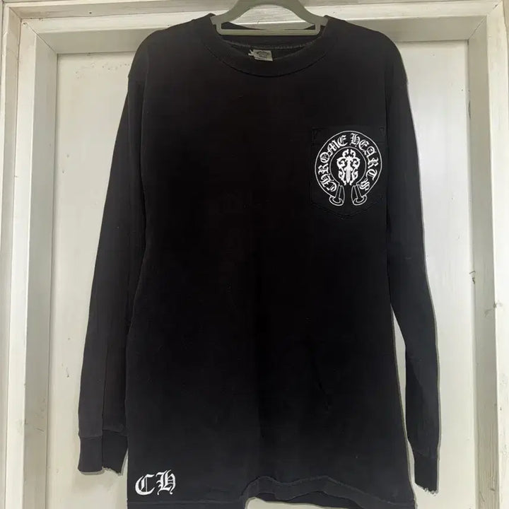 [BUNJANG] Chrome Hearts American Flag Long Sleeve T-Shirt / 정품)Chrome Hearts 아메리칸플래그 성조기 롱슬리브