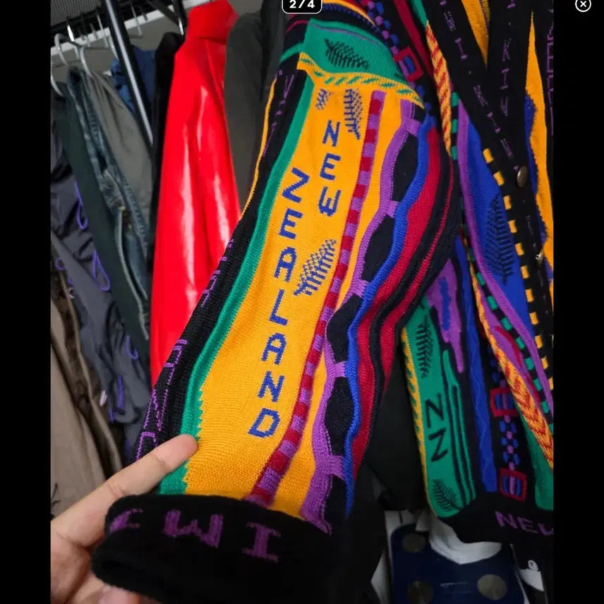 [BUNJANG] coogi 스타딜 빈티지 가디건 / coogi 스타일 빈티지 가디건