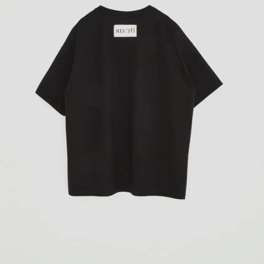 [BUNJANG] RECTO Compact Cotton Logo T-Shirt Black / [M] 23FW 렉토 컴팩트 코튼 로고 티셔츠 블랙 판매합니다.