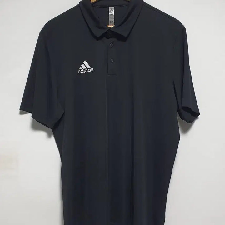 [BUNJANG] Adidas Aeroready Functional Short Sleeve Polo Shirt Size 115-120 Black / 아디다스 에어로 기능성 반팔 카라티 115~120사이즈블랙