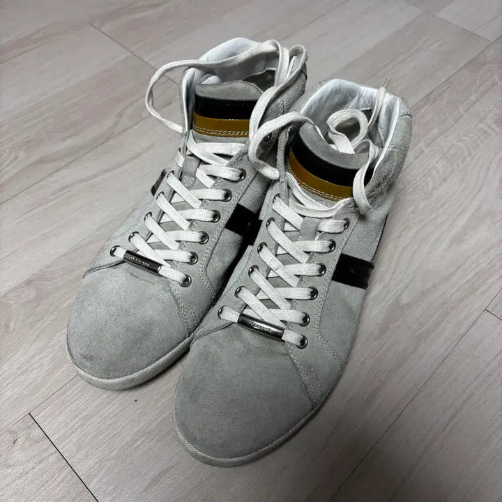[BUNJANG] Dior Homme 07AW Hedi Slimane Suede High-Top Sneakers / 디올옴므 07AW 에디슬리먼 스웨이드 하이탑 스니커즈