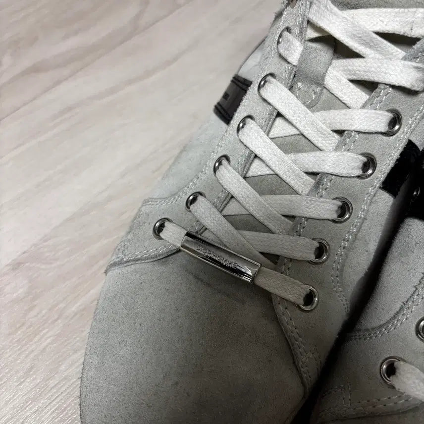 [BUNJANG] Dior Homme 07AW Hedi Slimane Suede High-Top Sneakers / 디올옴므 07AW 에디슬리먼 스웨이드 하이탑 스니커즈