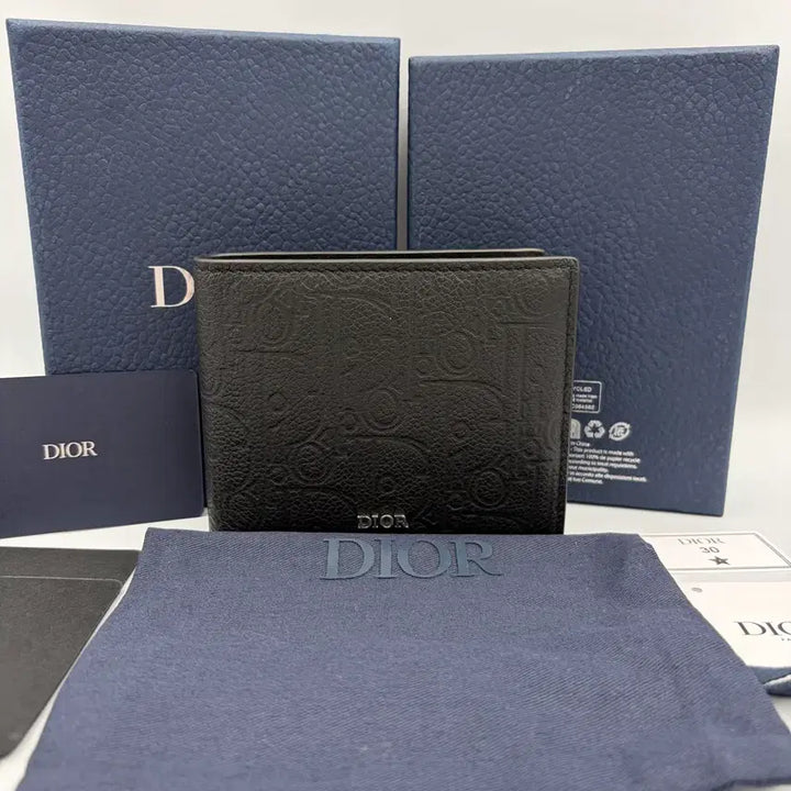 [BUNJANG] Dior Oblique Jacquard Gravity Bifold Wallet / [정품/최상급] 디올 오블리크 자카드 그래비티 반지갑