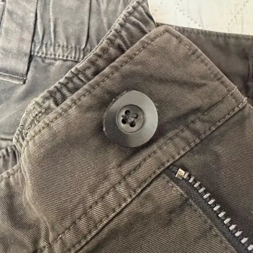 [BUNJANG] Politeru Bermuda Cargo Pants Mud SS25 / [2] 폴리테루 버뮤다 카고 팬츠 머드 25ss