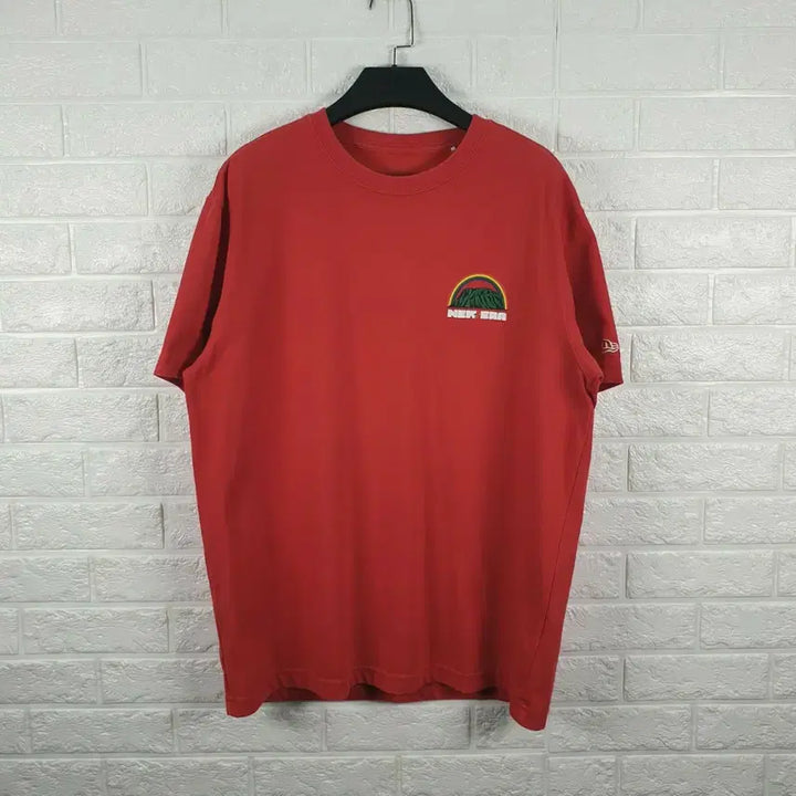 [BUNJANG] New Era Round Neck Short Sleeve T-Shirt / [105]뉴에라 반팔 라운드티