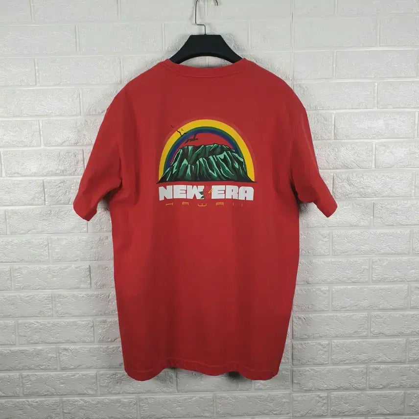 [BUNJANG] New Era Round Neck Short Sleeve T-Shirt / [105]뉴에라 반팔 라운드티