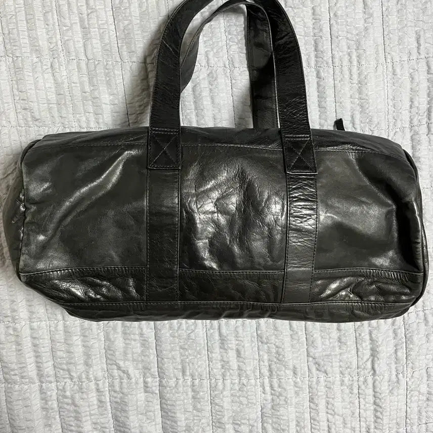[BUNJANG] Porter Yoshida Leather Boston Bag / PORTER 요시다 포터 레더 보스턴백 더플백 블랙