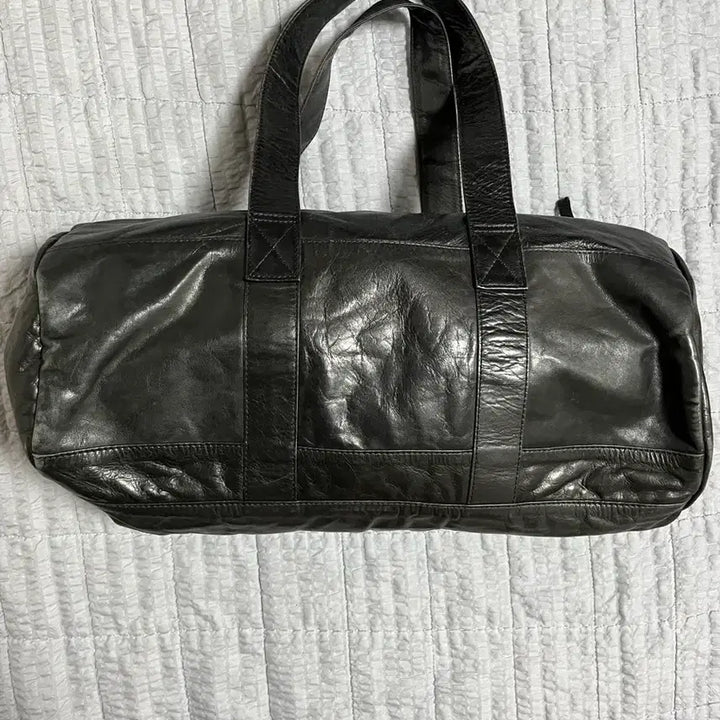 [BUNJANG] Porter Yoshida Leather Boston Bag / PORTER 요시다 포터 레더 보스턴백 더플백 블랙