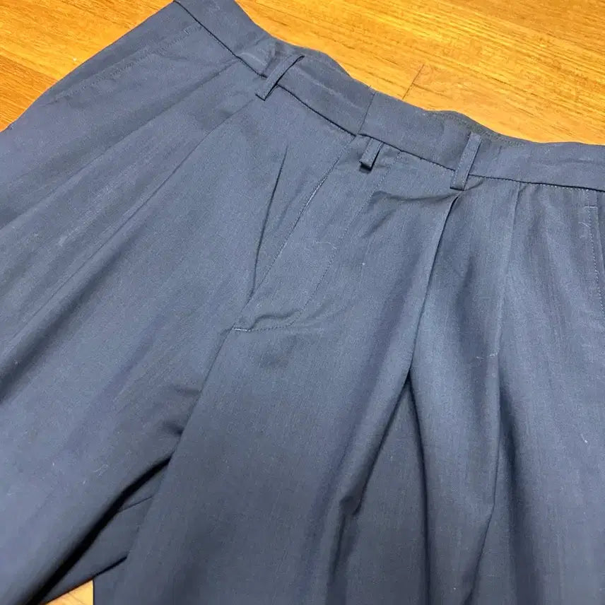 [BUNJANG] Shutter Super Light Wool Pants Dark Navy M / 셔터 슈퍼 라이트 울팬츠 m (거의새것