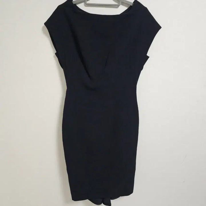[BUNJANG] TIME Postmodern Wool Blend Draping Dress Black / [정품] 타임(TIME) 포스트모던 울 블렌드 드레이핑 원피스