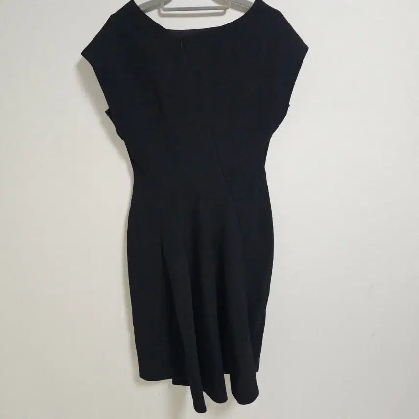 [BUNJANG] TIME Postmodern Wool Blend Draping Dress Black / [정품] 타임(TIME) 포스트모던 울 블렌드 드레이핑 원피스