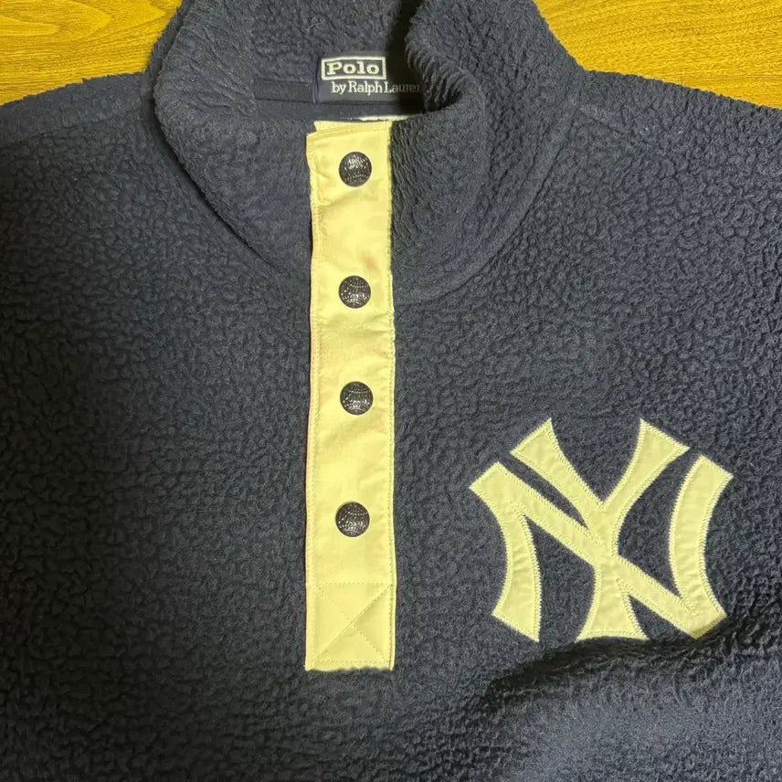 [SOLD OUT] 폴로 랄프로렌 양키즈 플리스 풀오버 네이비