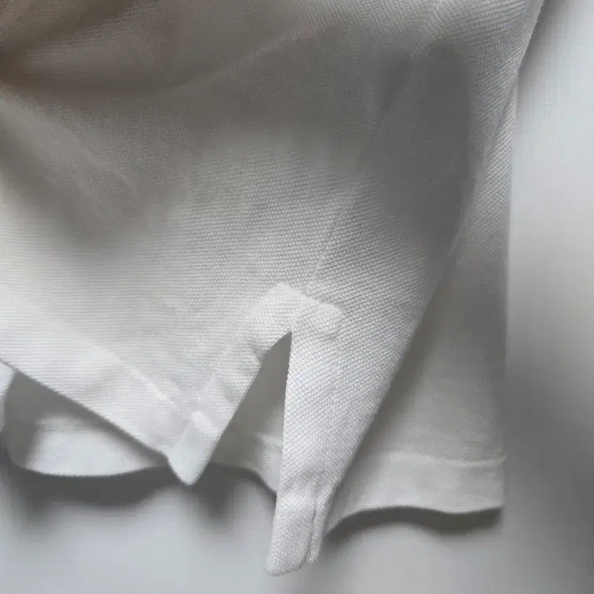 [BUNJANG] Polo Ralph Lauren White Short Sleeve Polo Shirt M / 폴로 랄프로렌 화이트 반팔 카라티 M