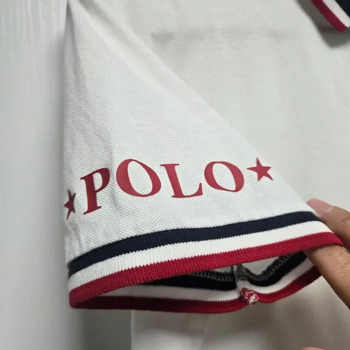 [BUNJANG] Polo Ralph Lauren White Short Sleeve Polo Shirt M / 폴로 랄프로렌 화이트 반팔 카라티 M