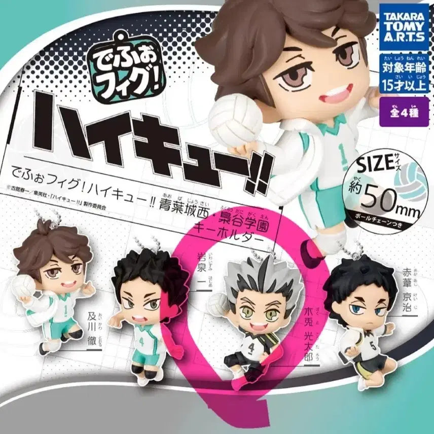 [BUNJANG] Depopig Haikyu Bokuto Keyring / 데포피그 하이큐 보쿠토