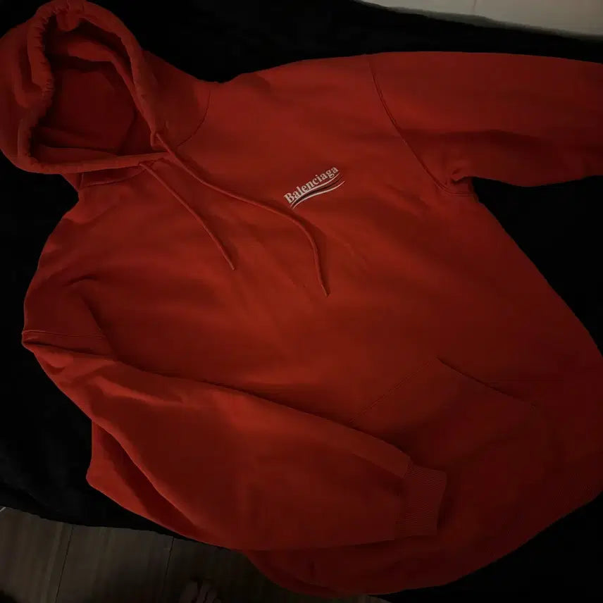 [BUNJANG] Balenciaga Hooded Wave Logo Hoodie / 발렌시아가 후드 웨이브로고