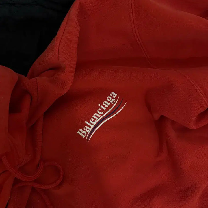 [BUNJANG] Balenciaga Hooded Wave Logo Hoodie / 발렌시아가 후드 웨이브로고