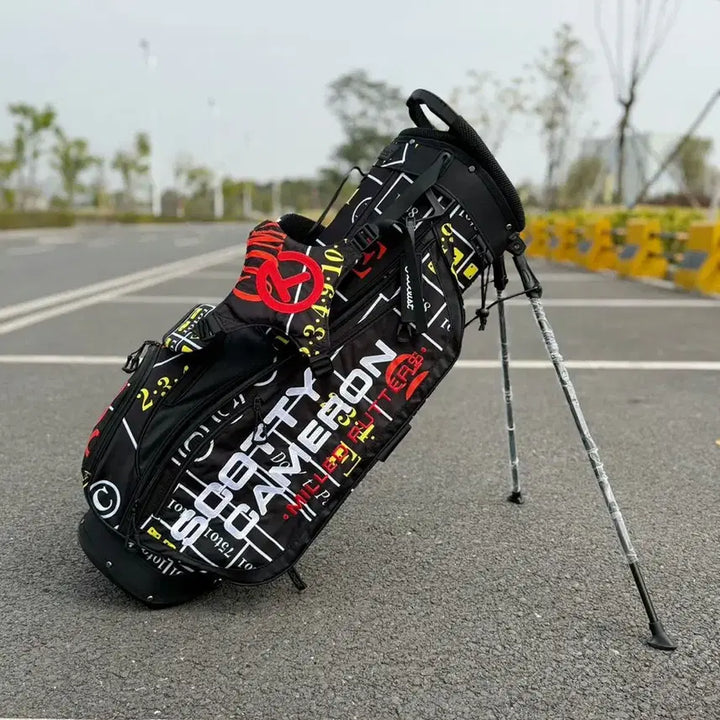 [BUNJANG] Golf Bag Ultra Lightweight Waterproof Stand Bag (Black) / 골프백 초경량 방수 스탠드백(블랙)
