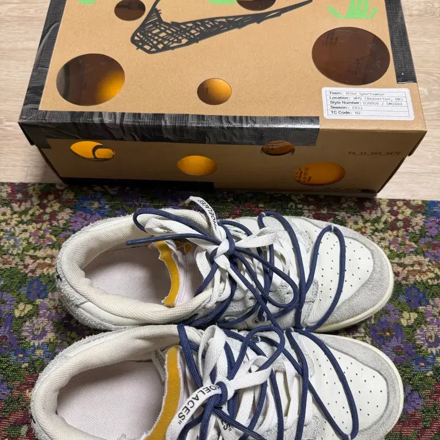 [BUNJANG] Off-White Dunk Low 285 Sneakers / 오프화이트 덩크 285