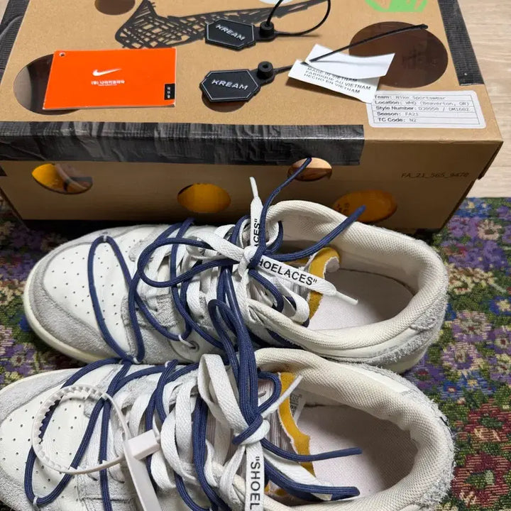 [BUNJANG] Off-White Dunk Low 285 Sneakers / 오프화이트 덩크 285