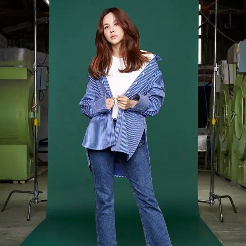 [BUNJANG] Seventee Studio Oversized Shirt / 세븐티스튜디오 오버핏 셔츠