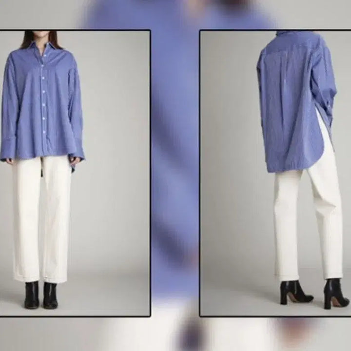 [BUNJANG] Seventee Studio Oversized Shirt / 세븐티스튜디오 오버핏 셔츠