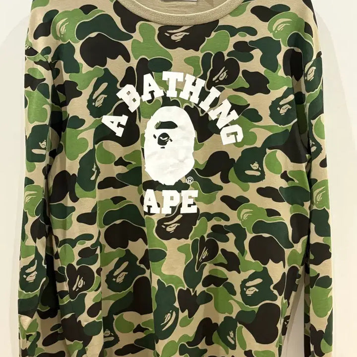 [BUNJANG] BAPE Camo Long Sleeve T-shirt / BAPE 베이프 카모 롱슬리브