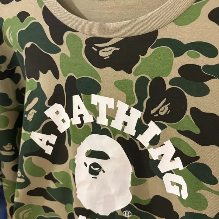 [BUNJANG] BAPE Camo Long Sleeve T-shirt / BAPE 베이프 카모 롱슬리브