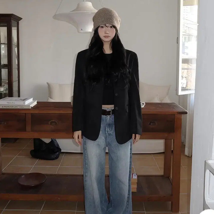 [BUNJANG] ModiMood Two-Way Washed Denim Pants / 모디무드 데님 정가5만