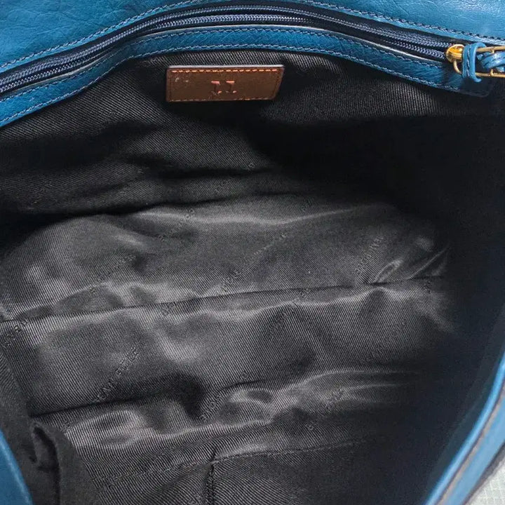 [BUNJANG] Beanpole Tote Bag Green Leather / 빈폴 토트백 청록색