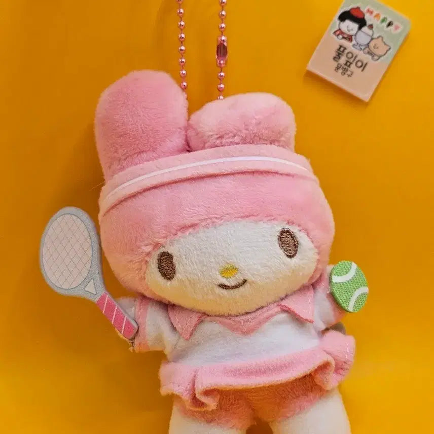 [BUNJANG] My Melody Tennis Keychain / 마이멜로디 테니스 키링. 새상품