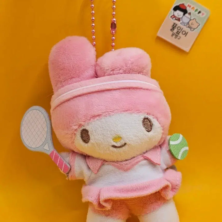 [BUNJANG] My Melody Tennis Keychain / 마이멜로디 테니스 키링. 새상품
