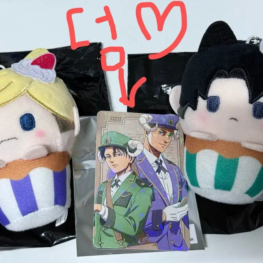 [BUNJANG] Tappytoon Attack on Titan Cupcake Erwin Levi / 진격의거인 컵케이크 타피누이 엘빈 리바이 에루리