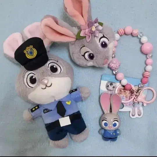 [BUNJANG] Zootopia 3 Types Keychain Set / 주토피아  키링  3종