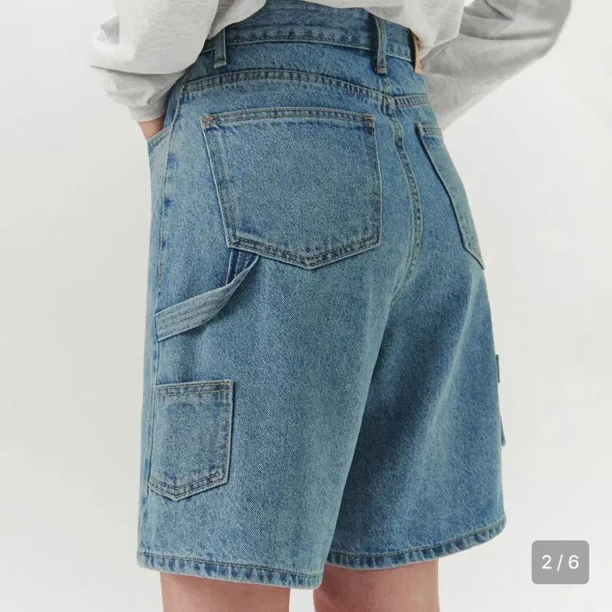 [BUNJANG] LEBAKA Fender Denim Half Pants / 르바카펜더데님 르바카펜더팬츠 르바하프데님 르바바지 르바반바지