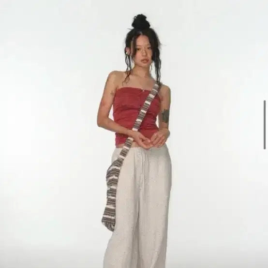 [BUNJANG] COYSEIO Wide Flower Pants / COYSEIO 와이드 플라워 팬츠