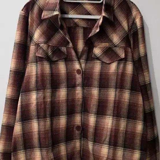[BUNJANG] Brown Check Shirt / 브라운 체크  셔츠