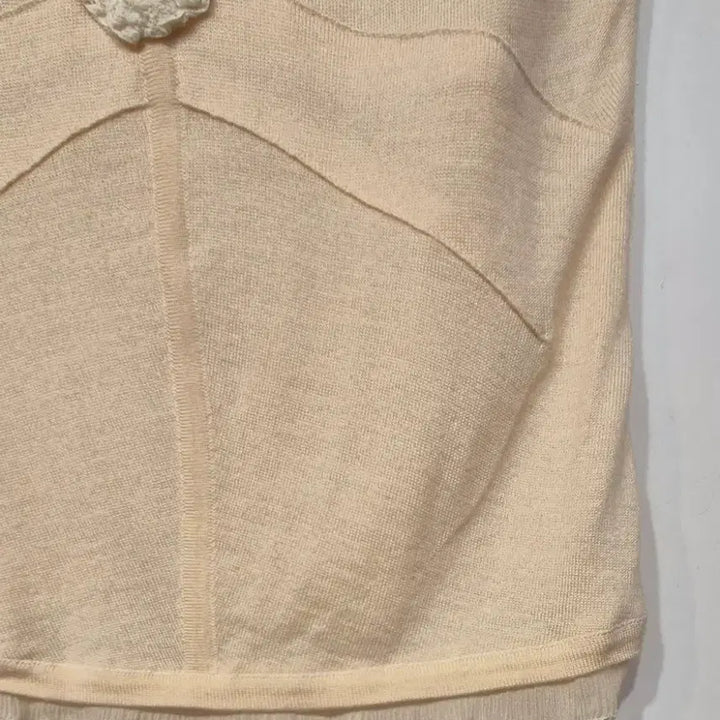 [BUNJANG] MINE Lace Embellished Knit Tank Top / MINE 레이스 장식 니트 나시